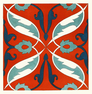 18 plaques de carreaux ornementaux de la Commission de Limite Afghan Pl 07 - Afghan Boundary Commission