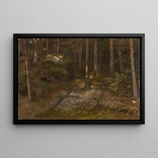 Adolph Tidemand - Forest Study.webp