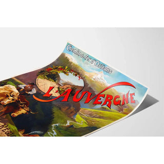 Affiche Auvergne Vintage