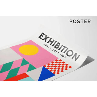 Affiche Bauhaus - Composition Colorée