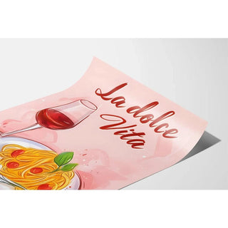 Affiche Décoration Cuisine - La Dolce Vita