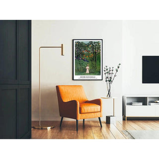 Affiche - Femme se promenant dans une forêt exotique - Henri Rousseau