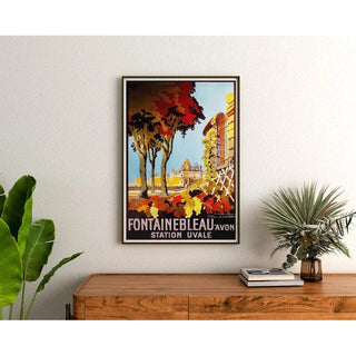 Affiche Fontainebleau Vintage