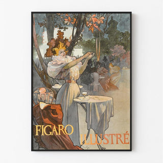 Affiche vintage - Figaro Illustré 1899 - Alphonse Mucha