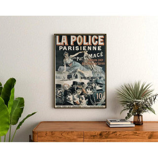 Affiche vintage - La Police Parisienne par G. Macé