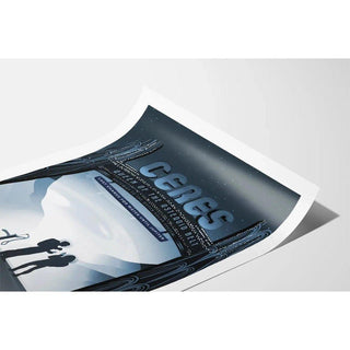 Affiche vintage NASA - Ceres 2017