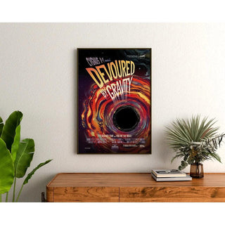 Affiche vintage NASA - Devoured by Gravity 2021