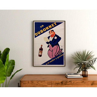 Affiche vintage - Un Dubonnet, à se mettre à genoux par Dransy