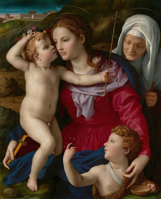 Agnolo Bronzino - Virgin and Child with Saint Elizabeth and Saint John the Baptist.webp