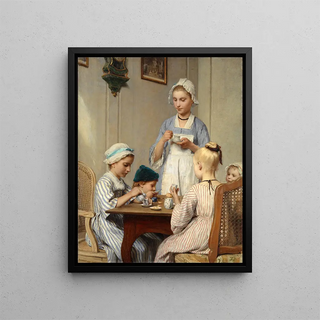 Albert Anker - Children at Breakfast.webp