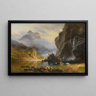 Albert Bierstadt - Indians Spear Fishing.webp