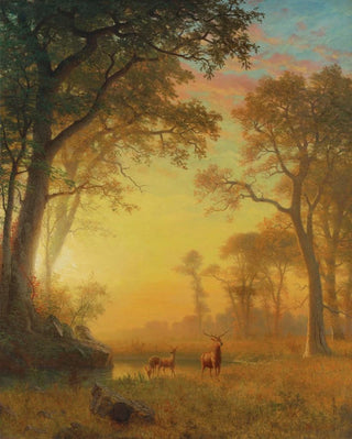 Albert Bierstadt - Light In The Forest.webp