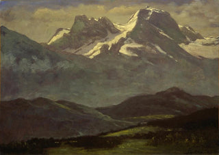Albert Bierstadt - Summer Snow on the Peaks or Snow Capped Mountains.webp