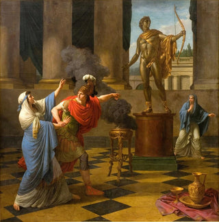Alexandre consultant l'oracle d'Apollon - Louis Jean François Lagrenée