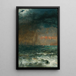 Alfred Stevens - A Storm At Sea.webp