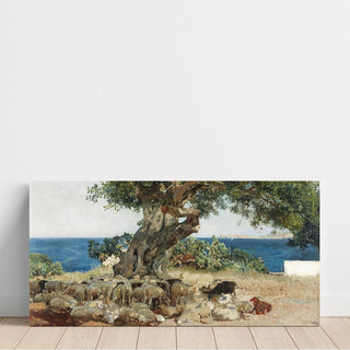 Algarrobo Le caroubier - Joaquín Sorolla | Reproduction Tableau Décoration murale affiche copie