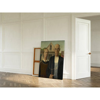 American Gothic de Grant Wood | Reproduction Tableau Décoration murale affiche copie