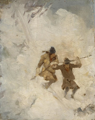 Anna Nordlander - Two Skiing Sami Study.webp