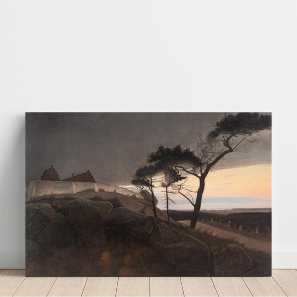 Reproductie van het schilderij Na zonsondergang - Laurits Andersen Ring