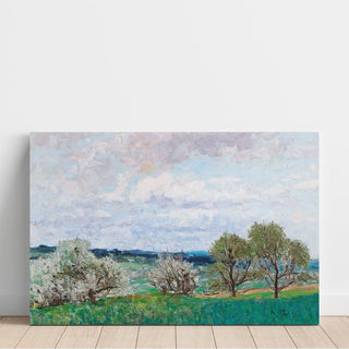 Arbres en fleurs à Deutschlandsberg - Alfred Zoff | Reproduction Tableau Décoration murale affiche copie