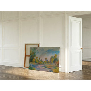 Au Bord de la Rivière - Pierre-Auguste Renoir | Reproduction Tableau Décoration murale affiche copie