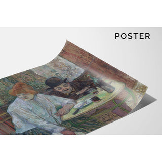 Au Café La Mie - Henri de Toulouse-Lautrec | Reproduction Tableau Décoration murale affiche copie