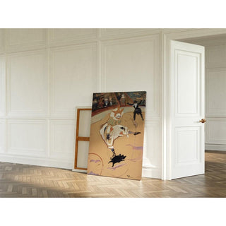 Au Cirque Fernando Medrano avec un porcelet - Henri de Toulouse-Lautrec | Reproduction Tableau Décoration murale affiche copie