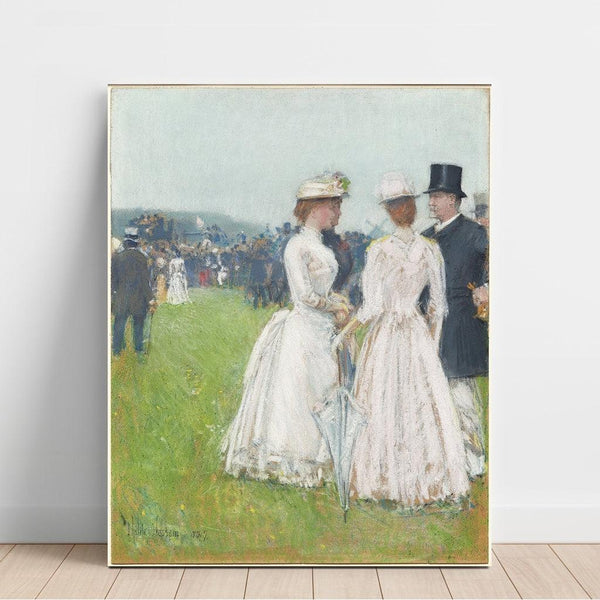 Reproductie van het schilderij van de Grote Prijs van Parijs - Childe Hassam