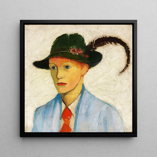 August Macke - Junge mit Federhut.webp