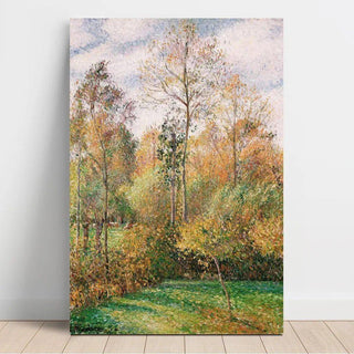 Automne, Peupliers, Eragny - Camille Pissarro | Reproduction Tableau Décoration murale affiche copie