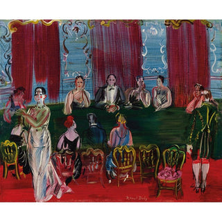 Baccara - Raoul Dufy | Reproduction Tableau Décoration murale affiche copie