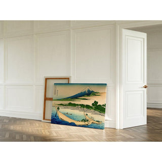 Baie de Tago près d'Ejiri sur le Tōkaidō Tōkaidō Ejiri Tago no ura ryaku zu - Katsushika Hokusai | Reproduction Tableau Décoration murale affiche copie