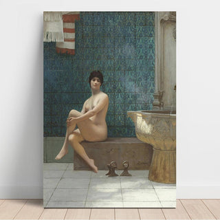 Baigneuse À La Piscine De Brousse - Jean-Léon Gérôme | Reproduction Tableau Décoration murale affiche copie