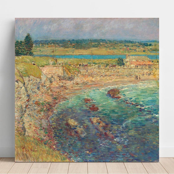 Reproductie van het schilderij Bailey’s Beach, Newport, Rhode Island - Childe Hassam