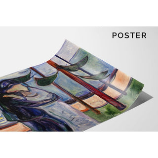 Baiser à la plage - Edvard Munch | Reproduction Tableau Décoration murale affiche copie