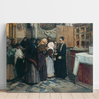 Baiser de la relique - Joaquín Sorolla | Reproduction Tableau Décoration murale affiche copie