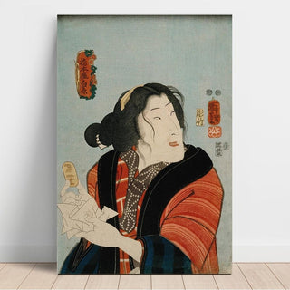 Bandō Shūka as Hashimotoya Shiraito - Utagawa Kuniyoshi | Reproduction Tableau Décoration murale affiche copie