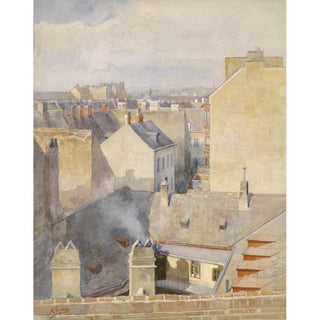 Blick aus dem Atelier Klagbaumgasse, Wien - Marie Egner | Reproduction Tableau Décoration murale affiche copie