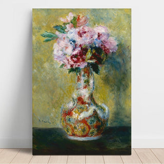 Bouquet dans un vase - Pierre-Auguste Renoir | Reproduction Tableau Décoration murale affiche copie
