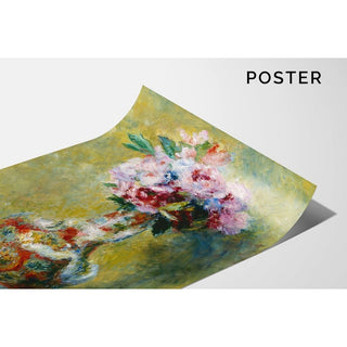 Bouquet dans un vase - Pierre-Auguste Renoir | Reproduction Tableau Décoration murale affiche copie