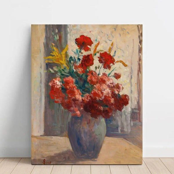 Reproductie van het schilderij Bloemenboeket in een vaas - Maximilien Luce
