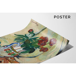 Bouquet de roses - Suzanne Valadon | Reproduction Tableau Décoration murale affiche copie