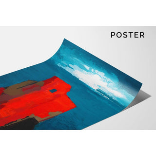 Burgruine - Karl Wiener | Reproduction Tableau Décoration murale affiche copie