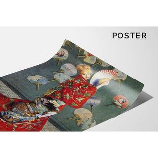 Camille Monet en costume japonais - Claude Monet | Reproduction Tableau Décoration murale affiche copie