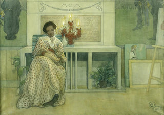 Carl Larsson - After The Prom.webp
