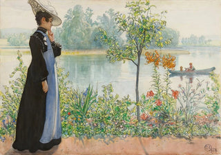 Carl Larsson - Karin By The Shore.webp