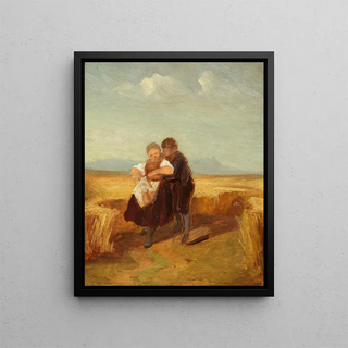 Carl Spitzweg - Bub und Mdchen im Kornfeld.webp