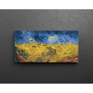 Champ de blé avec corbeaux - Vincent van Gogh | Reproduction Tableau Décoration murale affiche copie