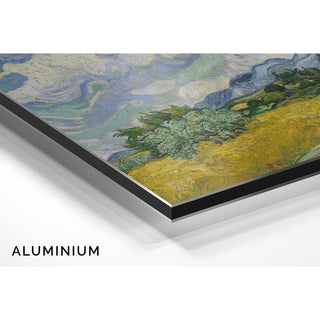 Champ de blé avec cyprès - Vincent van Gogh | Reproduction Tableau Décoration murale affiche copie