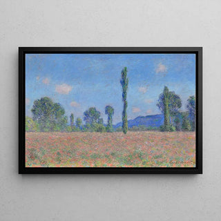Champ de coquelicots, Giverny de Claude Monet | Reproduction Tableau Décoration murale affiche copie